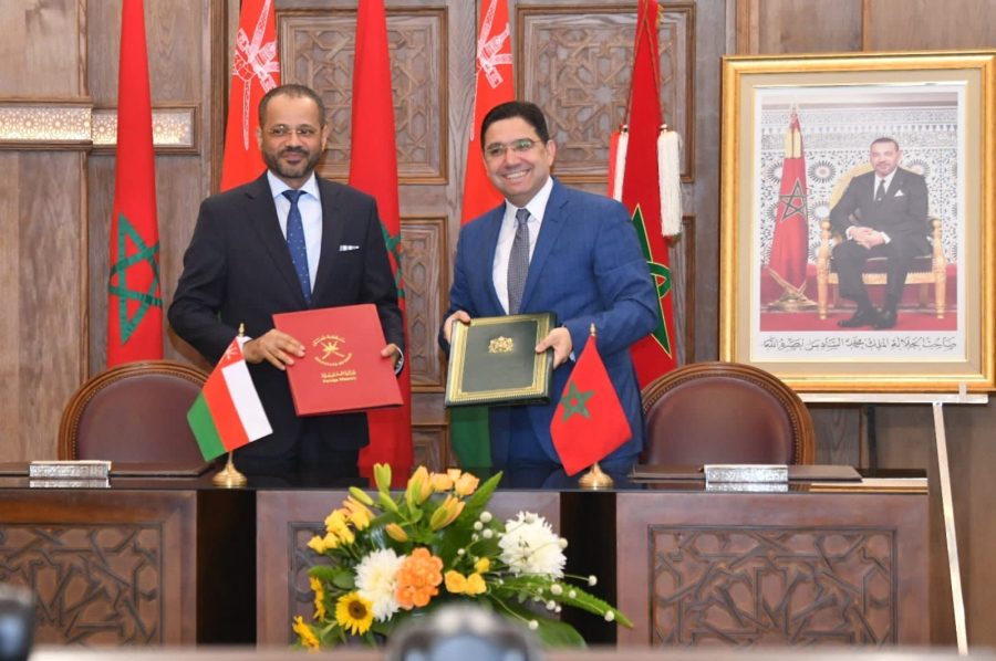 Oman-Foreign-Minister-and-Morocco-Foreign-Minister-Chair-Oman-Morocco-Joint-Committee