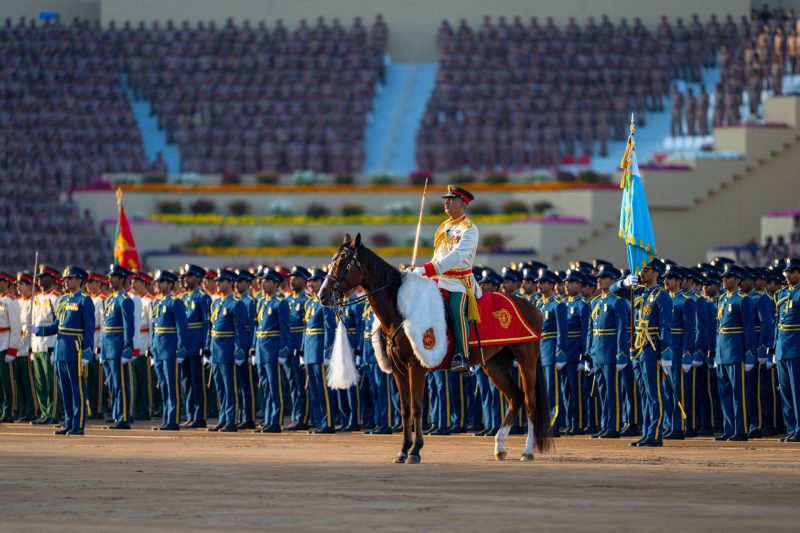 His Majesty graces National Day’s Grand Military Parade