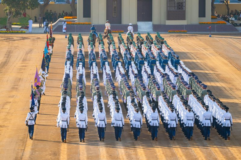 His Majesty graces National Day’s Grand Military Parade