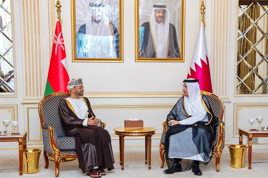 Foreign-Minister-meets-Qatar-Prime Minister-and-Foreign-Minister