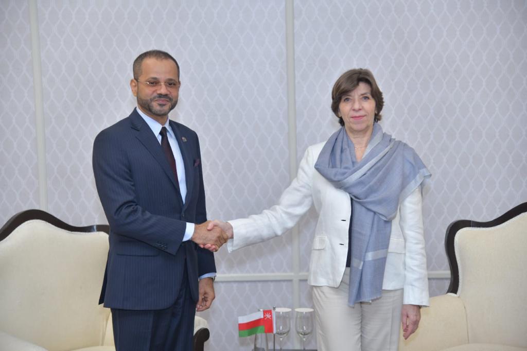 Oman-Foreign-Minister-meets-French-Foreign-Minister