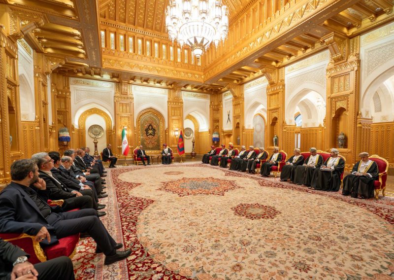 His Majesty holds official talks with the Iranian President