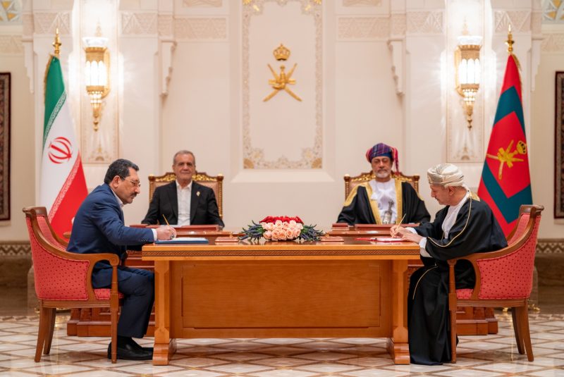 His Majesty and Iranian President grace signing of Agreements, MoUs
