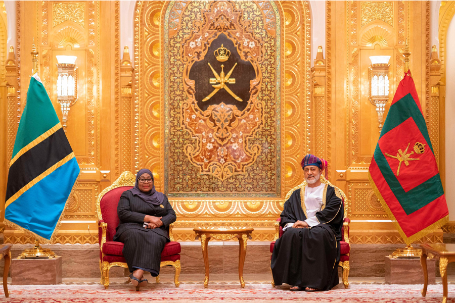 His-Majesty-Sultan-Haitham-and-Tanzanian-President