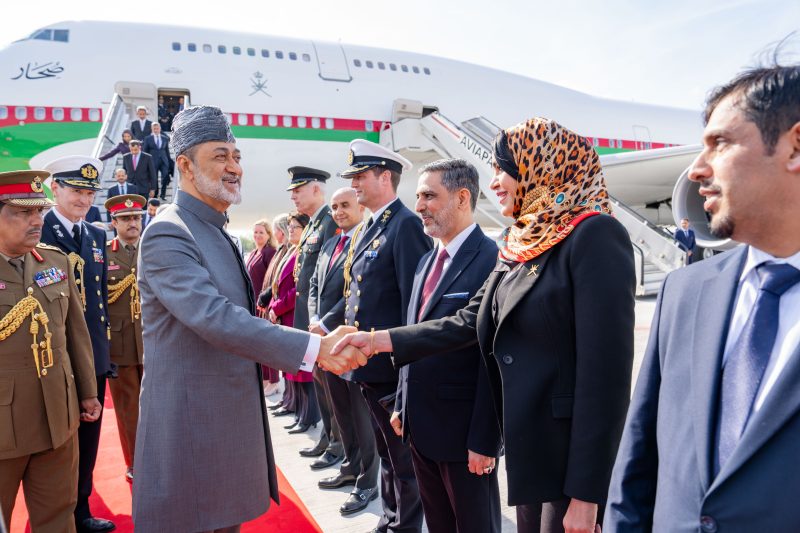 His Majesty arrives in the Netherlands