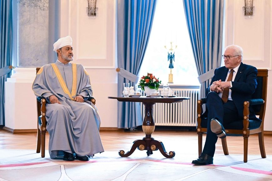 His-Majesty-and-German-President-hold-talks