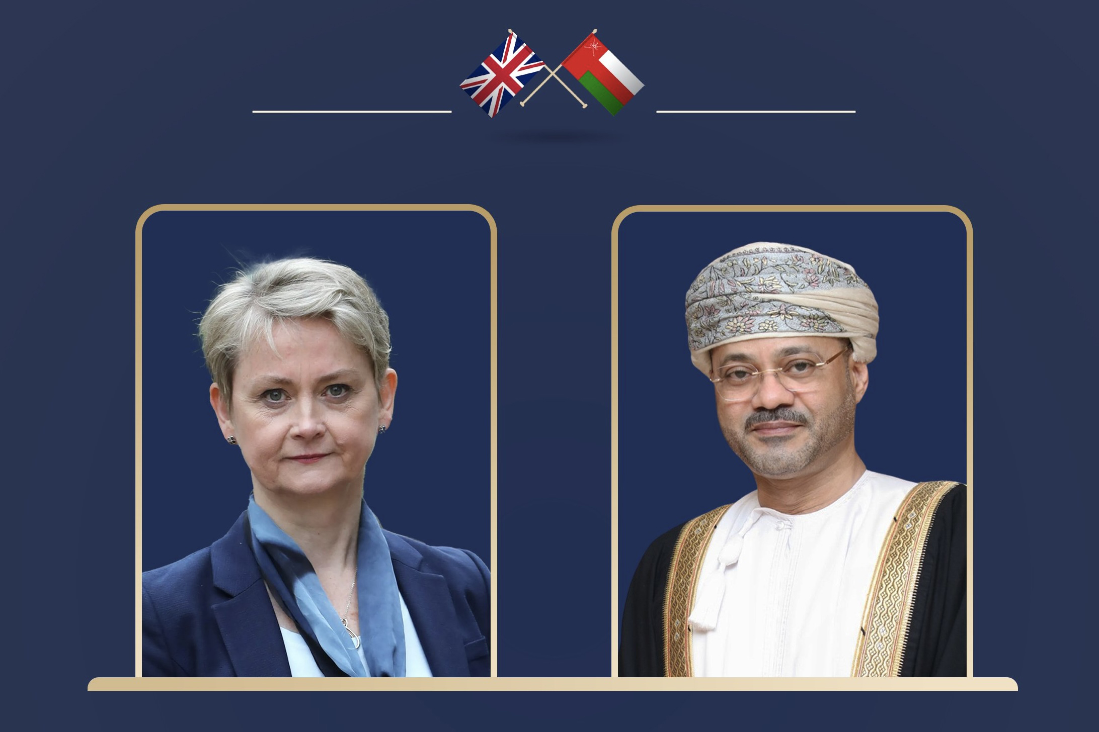Minister discusses regional developments with UK Foreign Minister
