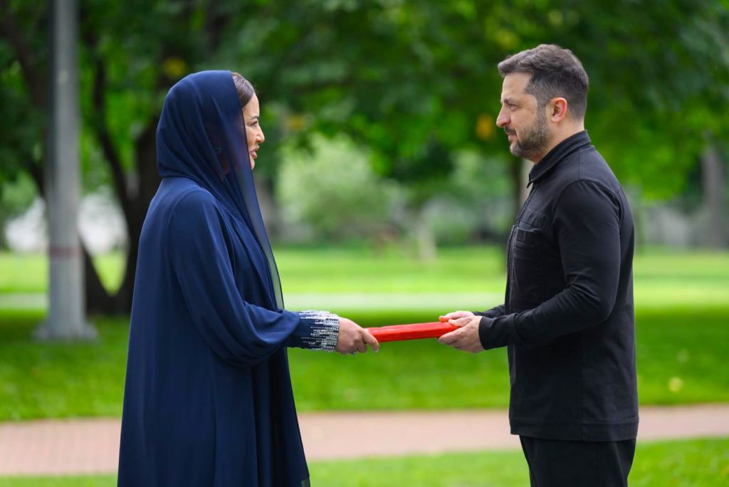 Ukraine: Oman's ambassador presents her credentials to the Ukrainian president
