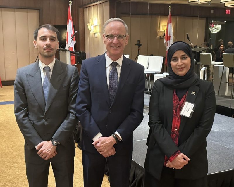 Deputy Head of Washington Mission Sabera Al-Hutia and Commercial Attaché Ali Khadra in Meetings with Canadian Officials