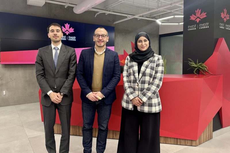 Deputy Head of Washington Mission Sabera Al-Hutia and Commercial Attaché Ali Khadra in Meetings with Canadian Officials