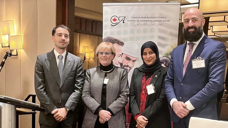 Deputy Head of Washington Mission Sabera Al-Hutia and Commercial Attaché Ali Khadra in Meetings with Canadian Officials