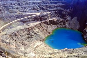 Copper Mine Lake in Oman