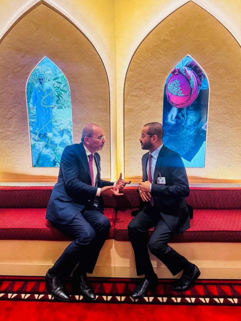 معالي السيد وزير الخارجية يلتقي نظيره الأردني في نيويورك