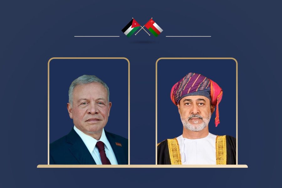 جلالة السلطان المعظم يتلقى اتصالا هاتفيا من ملك الأردن