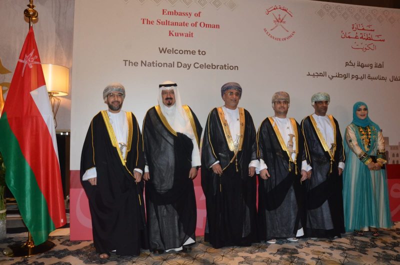 Kuwait: Prime Minister at Oman Embassy National Day celebration