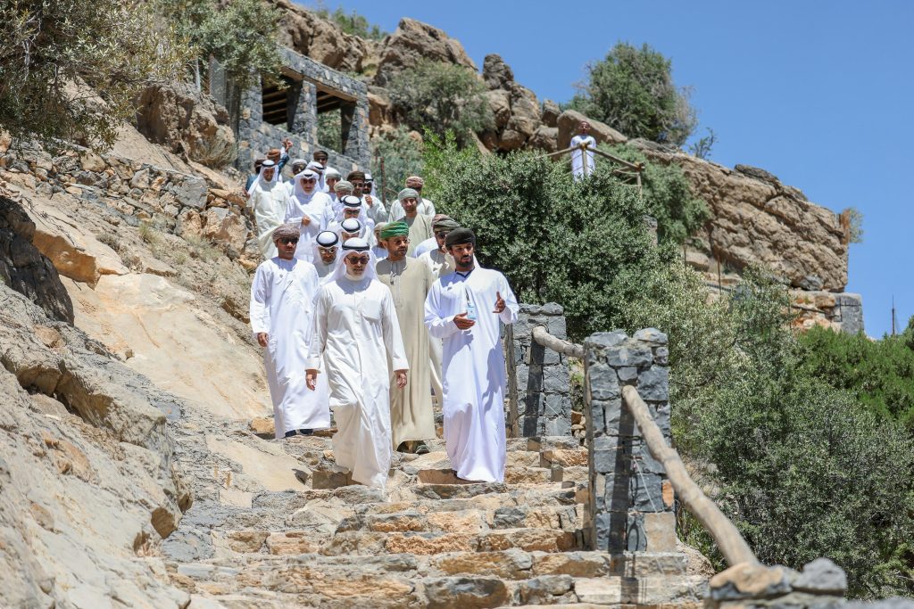 معالي السيد وزير الخارجية ونظيره الكويتي يزوران مواقع سياحية في سلطنة عمان