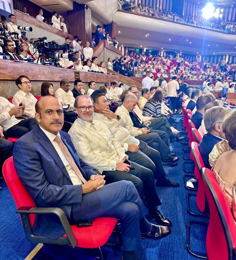 Philippines: Ambassador attends plenary session of the Philippine Congress