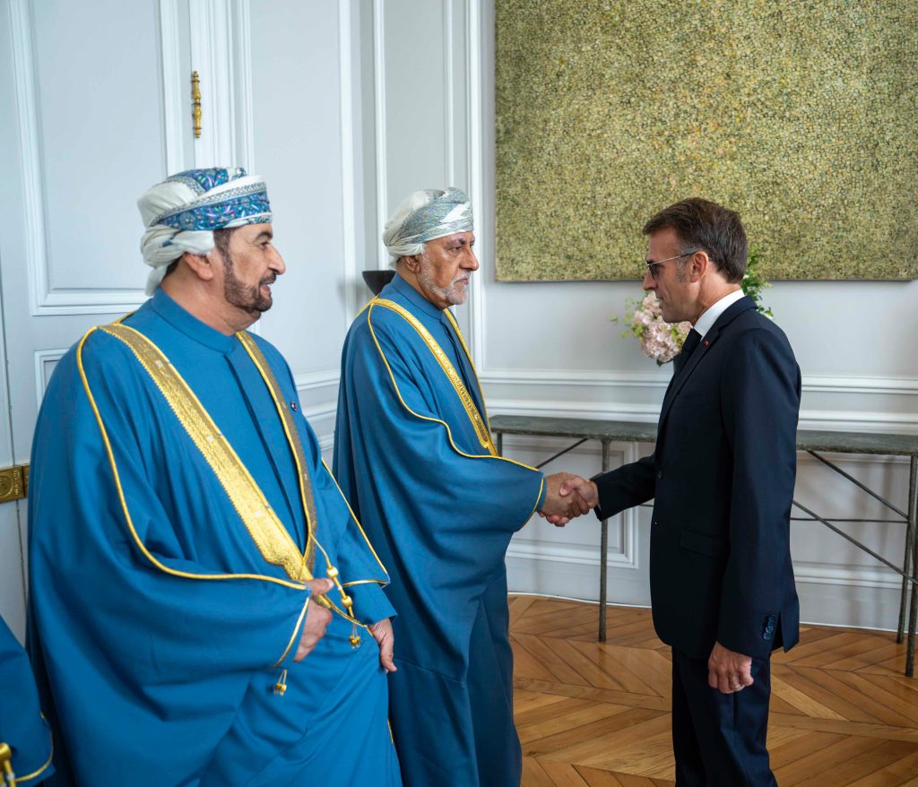 French President receives His Majesty