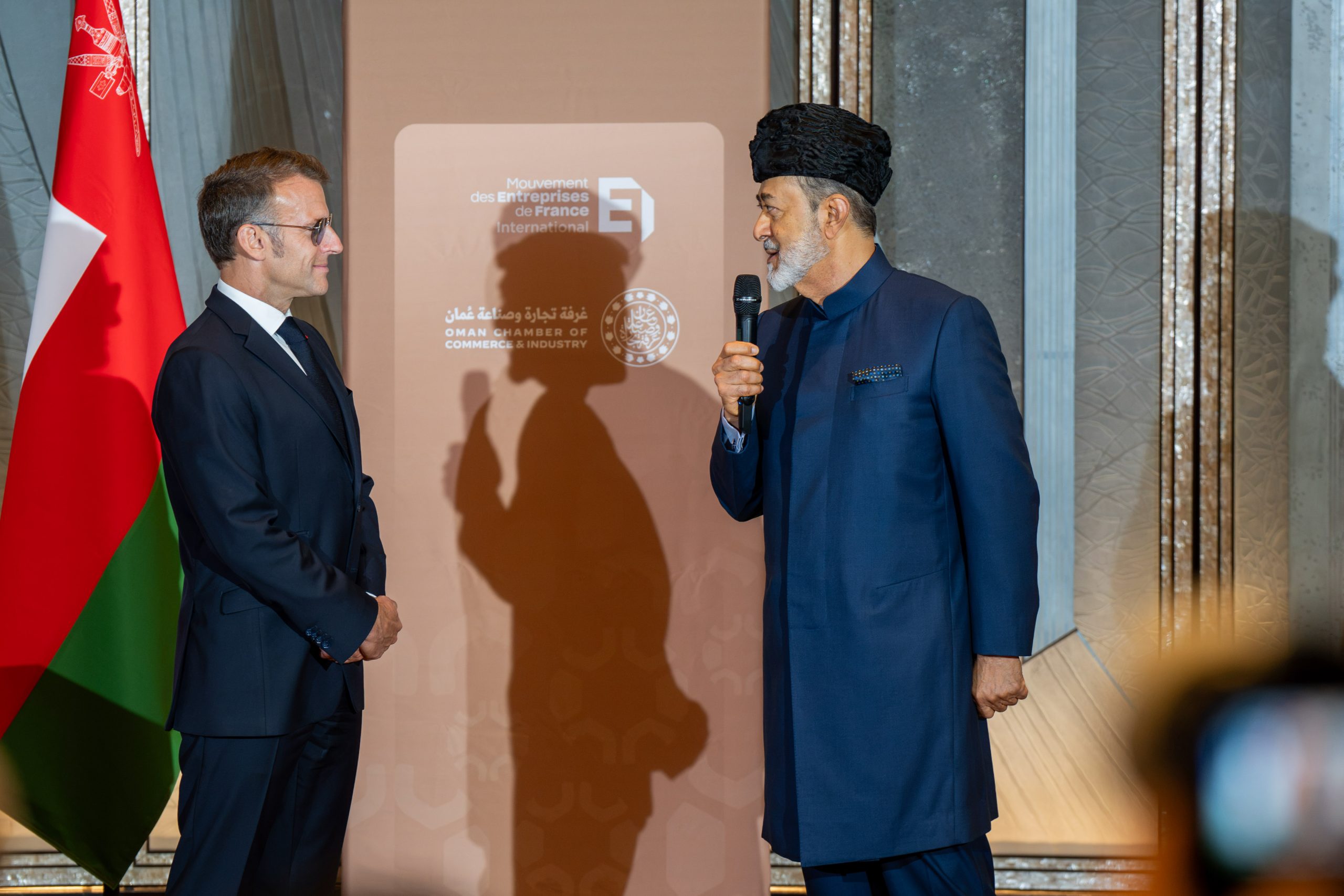 His Majesty at Omann France Business Forum