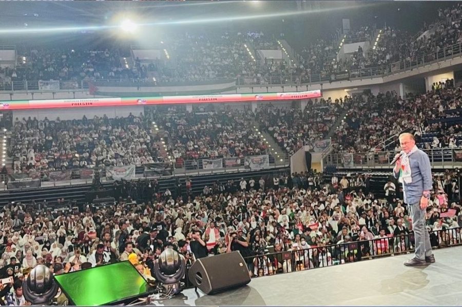 Palestinian support rally