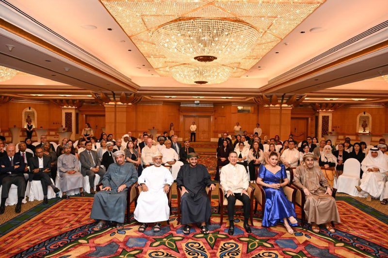 Ceremony marking 45 years of diplomatic relations Between Oman and the Philippines