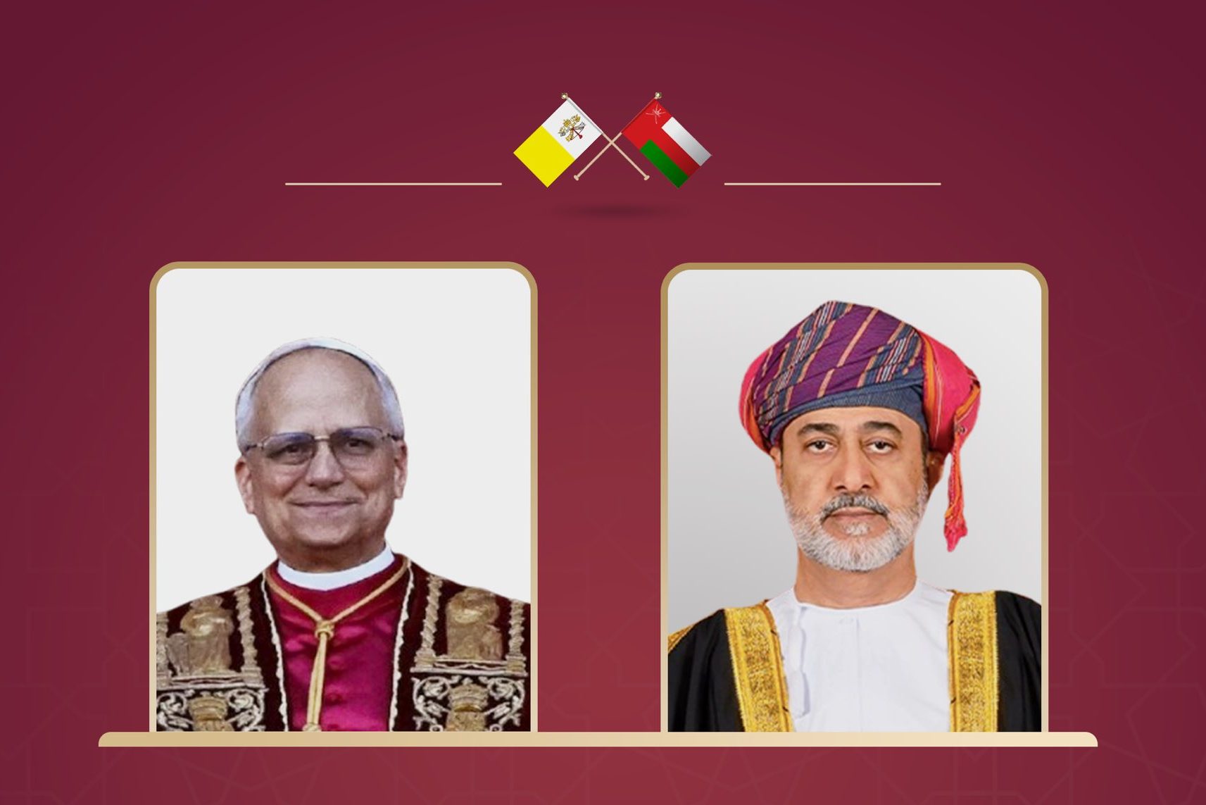 His Majesty congratulates the newly elected Pope Leo XIV