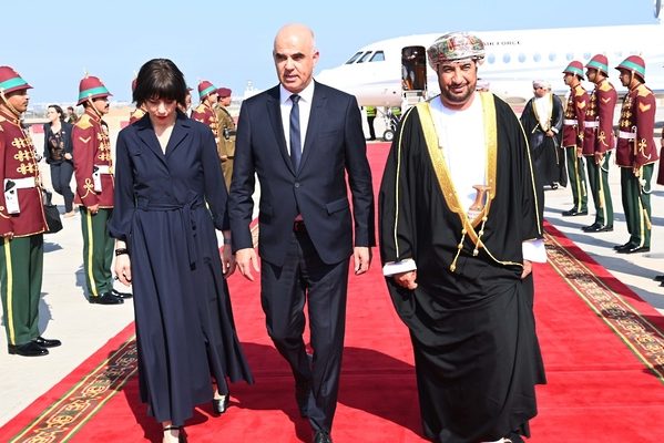 Swiss President arrives in Oman