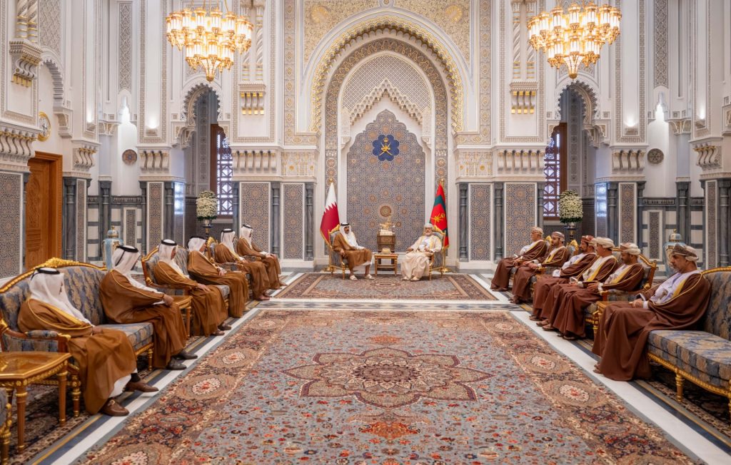 His Majesty and Emir of Qatar discuss regional developments