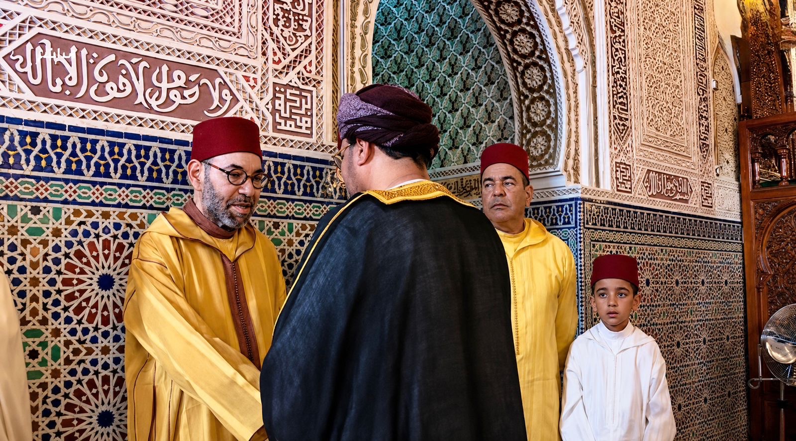 Morocco: Ambassador at Eid prayers in presence of King