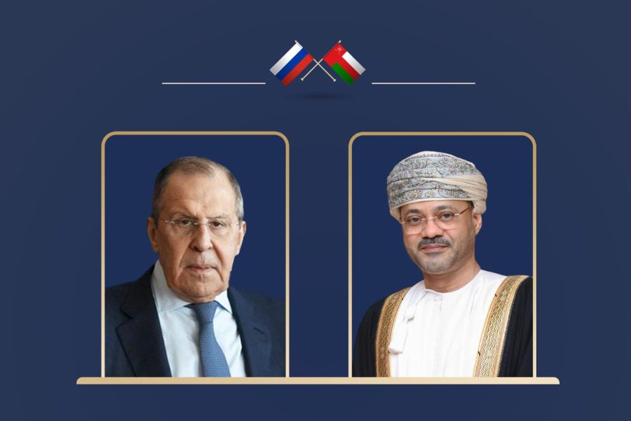 معالي السيد وزير الخارجية يبحث مع نظيره الروسي مستجدات الأوضاع في المنطقة