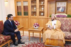 HH Sayyid Asa’ad receives Uzbekistan foreign minister