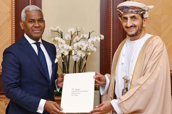 Political Undersecretary receives a copy of the credentials of the Ambassador of the Dominican Republic