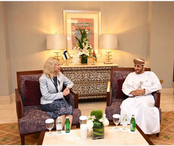 Sheikh-Khalifa-meets-Undersecretary-of-State-fo- Foreign-and-Security-Policy-of Finland