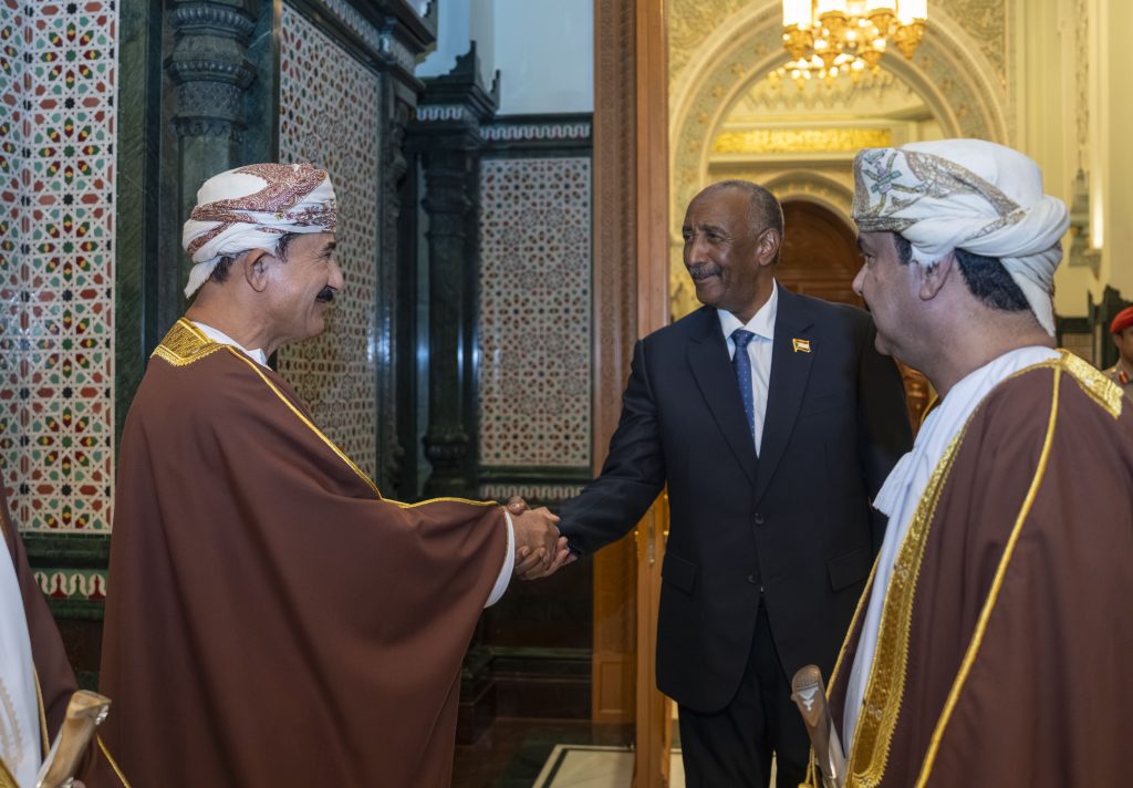 His Majesty receives Chairman of Transitional Sovereignty Council in Sudan