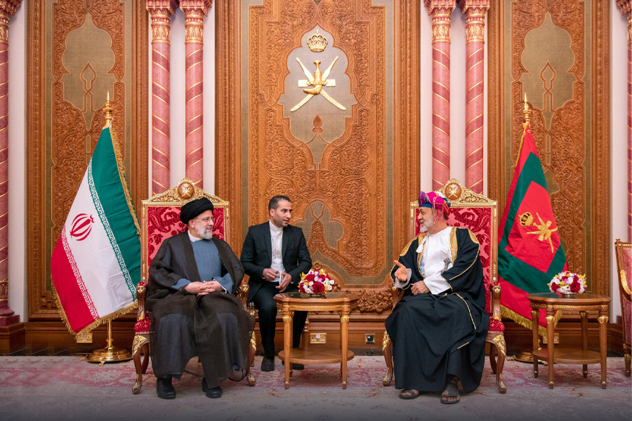 Sultan-Oman-and-President-Iran