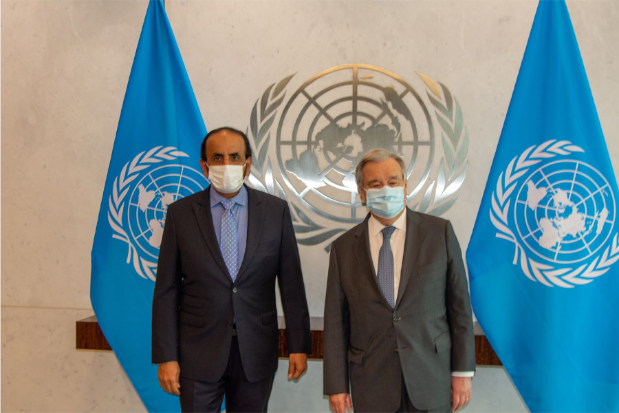 United-Nations -Secretary-General-receives the Oman-Diplomatic-Undersecretary