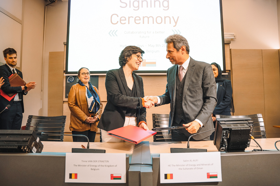 Oman-and-Belgium-sign-green hydrogen-agreements