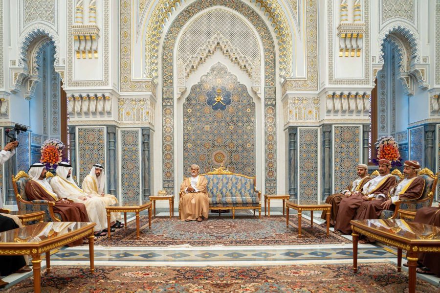 His Majesty Receives Dubai Crown Prince