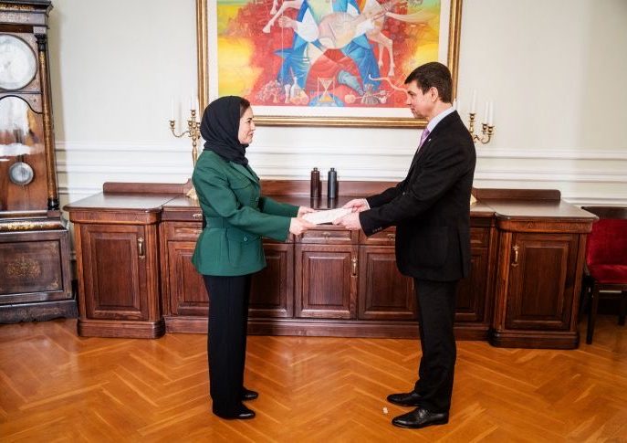 Ukraine: Ambassador presents copy of credentials to Deputy Foreign Minister