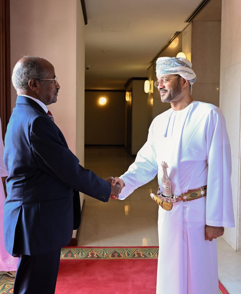 His Majesty the Sultan receives a written message from His Excellency the President of Eritrea