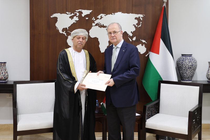 Palestine: Head of Mission Presents Copy of Credentials