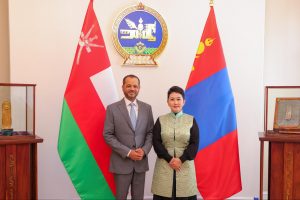 Sultanate of Oman and Mongolia discuss enhancing and developing areas of cooperation