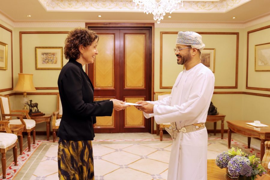 Minister receives credentials of Netherlands Ambassador