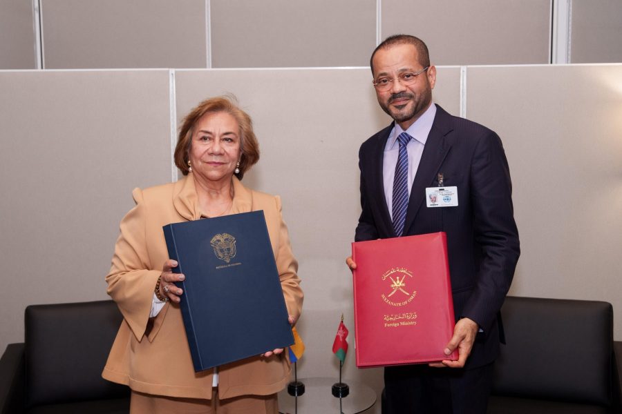Oman and Colombia Sign MoU on political consultations in New York