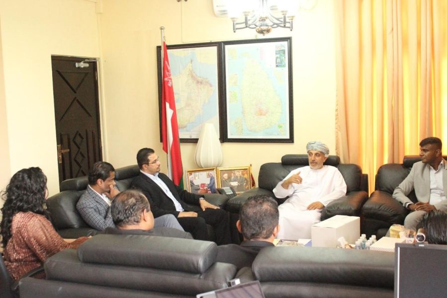 Sri Lanka: Ambassador receives Chairman of Chamber of Lankan Entrepreneurs