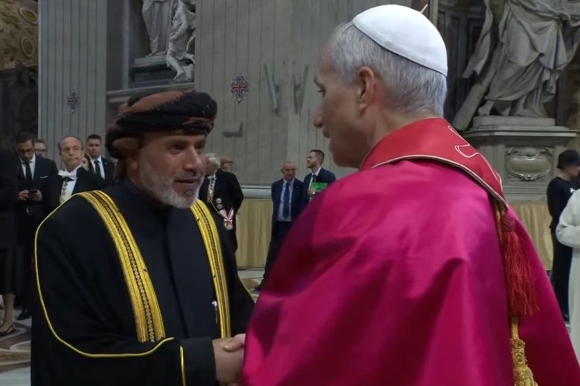 Oman participates in the inauguration ceremony of the Pope