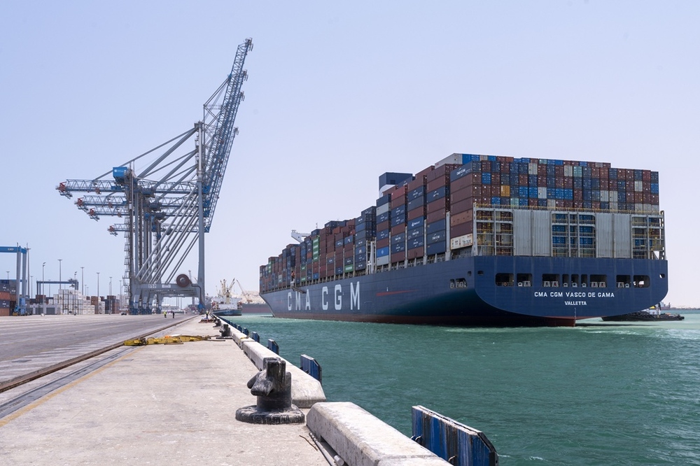 Duqm welcomes one of the world's largest container ships