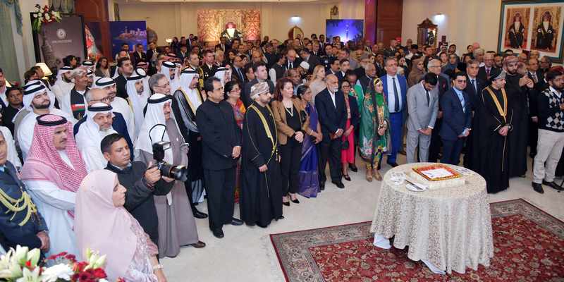 Omani Embassies in India, Hungary and Brunei celebrate National Day