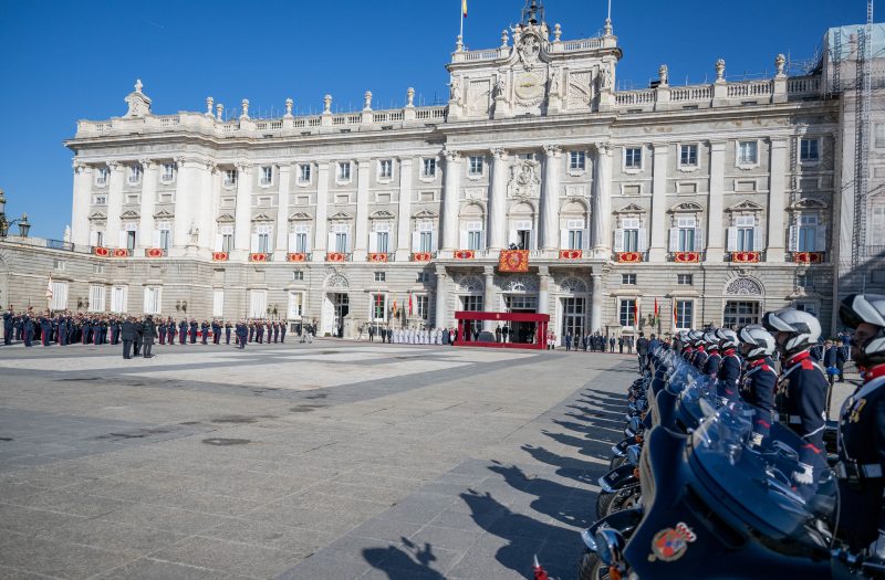 Official reception for His Majesty in Madrid