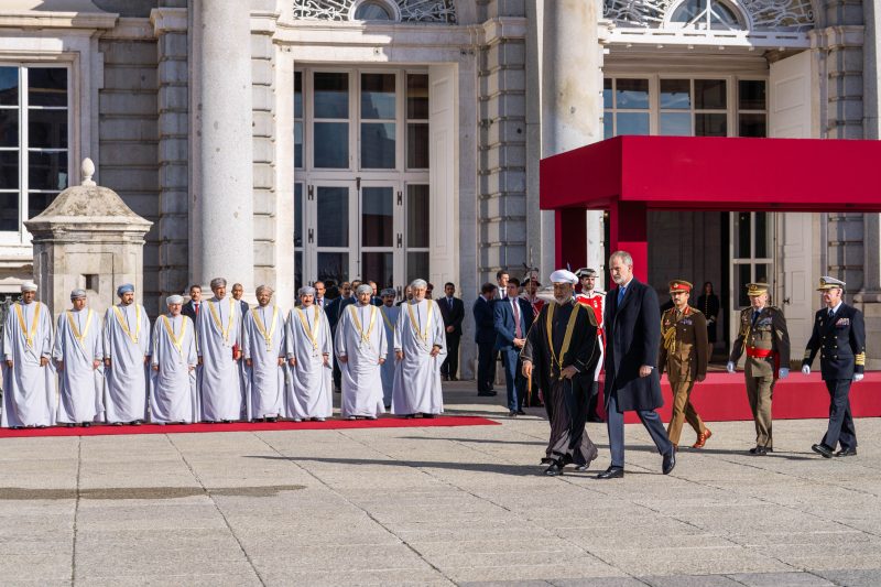 Official reception for His Majesty in Madrid